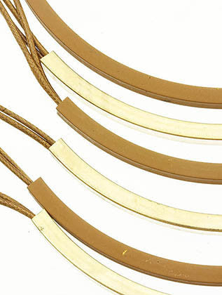 NECKLACE  WJN8068GDBRO - Scarvesnthangs
 - 3