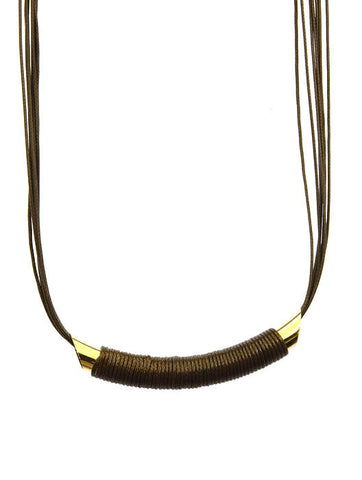 NECKLACE  WJN8070GDBRO - Scarvesnthangs
 - 2