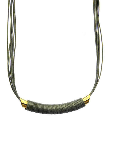 NECKLACE  WJN8070GDGRY - Scarvesnthangs
 - 2