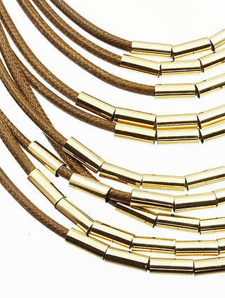 NECKLACE  WJN8072GDBRO - Scarvesnthangs
 - 3