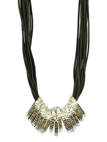NECKLACE  WJN8078RDBLK - Scarvesnthangs
 - 2
