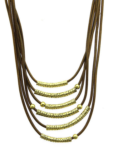 NECKLACE  WJN8080GDBRO - Scarvesnthangs
 - 2