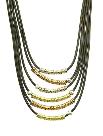NECKLACE  WJN8080THBLK - Scarvesnthangs
 - 2