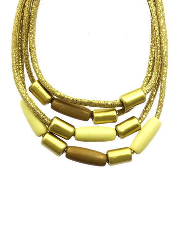 NECKLACE  WJN8091GDBEG - Scarvesnthangs
 - 2