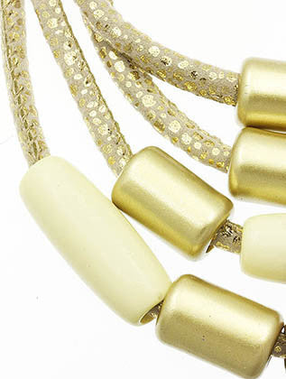 NECKLACE  WJN8091GDBEG - Scarvesnthangs
 - 3