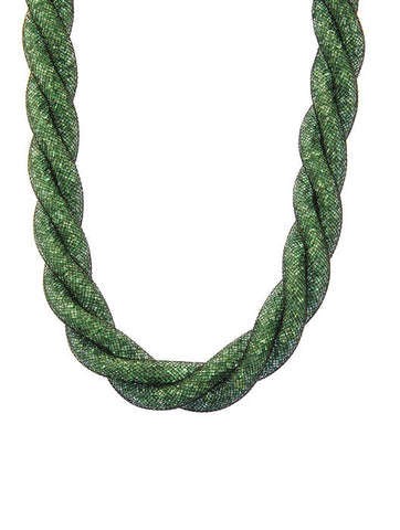 NECKLACE  WJN8122BKGRN - Scarvesnthangs
 - 2