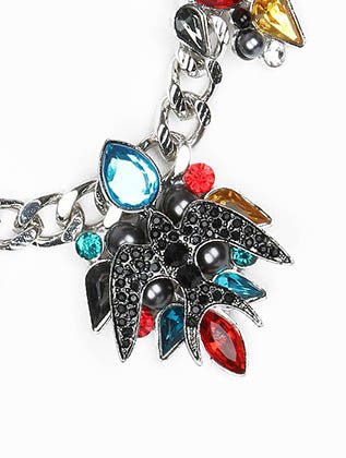 NECKLACE  WJN8129RDBLUMLT - Scarvesnthangs
 - 3