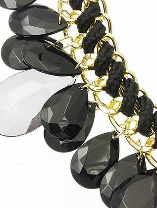 NECKLACE  WJN8148GDBLK - Scarvesnthangs
 - 3