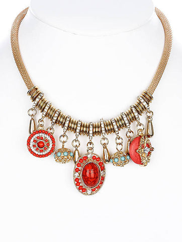 NECKLACE  WJN8152GDMLT - Scarvesnthangs
 - 2