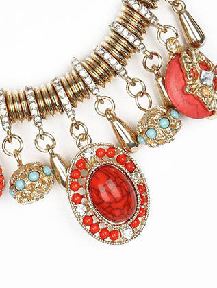 NECKLACE  WJN8152GDMLT - Scarvesnthangs
 - 3