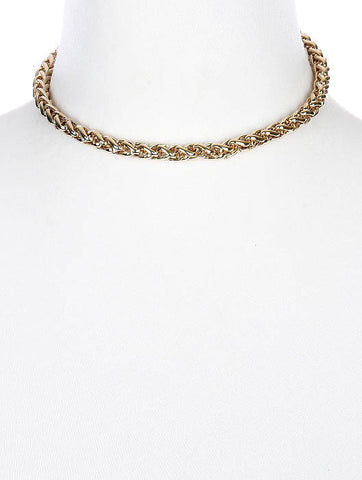 NECKLACE  YBN1553GDGOD - Scarvesnthangs
 - 2