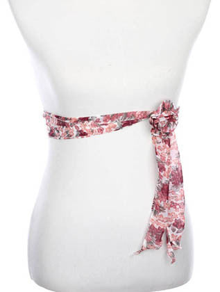 SCARF   FLORAL PRINT  ZAF99796RED - Scarvesnthangs
 - 3
