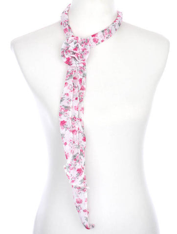 SCARF   FLORAL PRINT  ZAF99803PKA - Scarvesnthangs
 - 2
