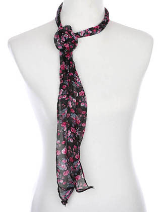 SCARF   FLORAL PRINT  ZAF99803PNK
