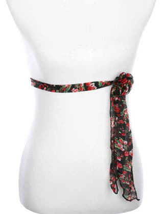 SCARF   FLORAL PRINT  ZAF99803RED - Scarvesnthangs
 - 3
