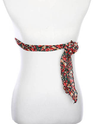 SCARF   FLORAL PRINT  ZAF99815RED - Scarvesnthangs
 - 3